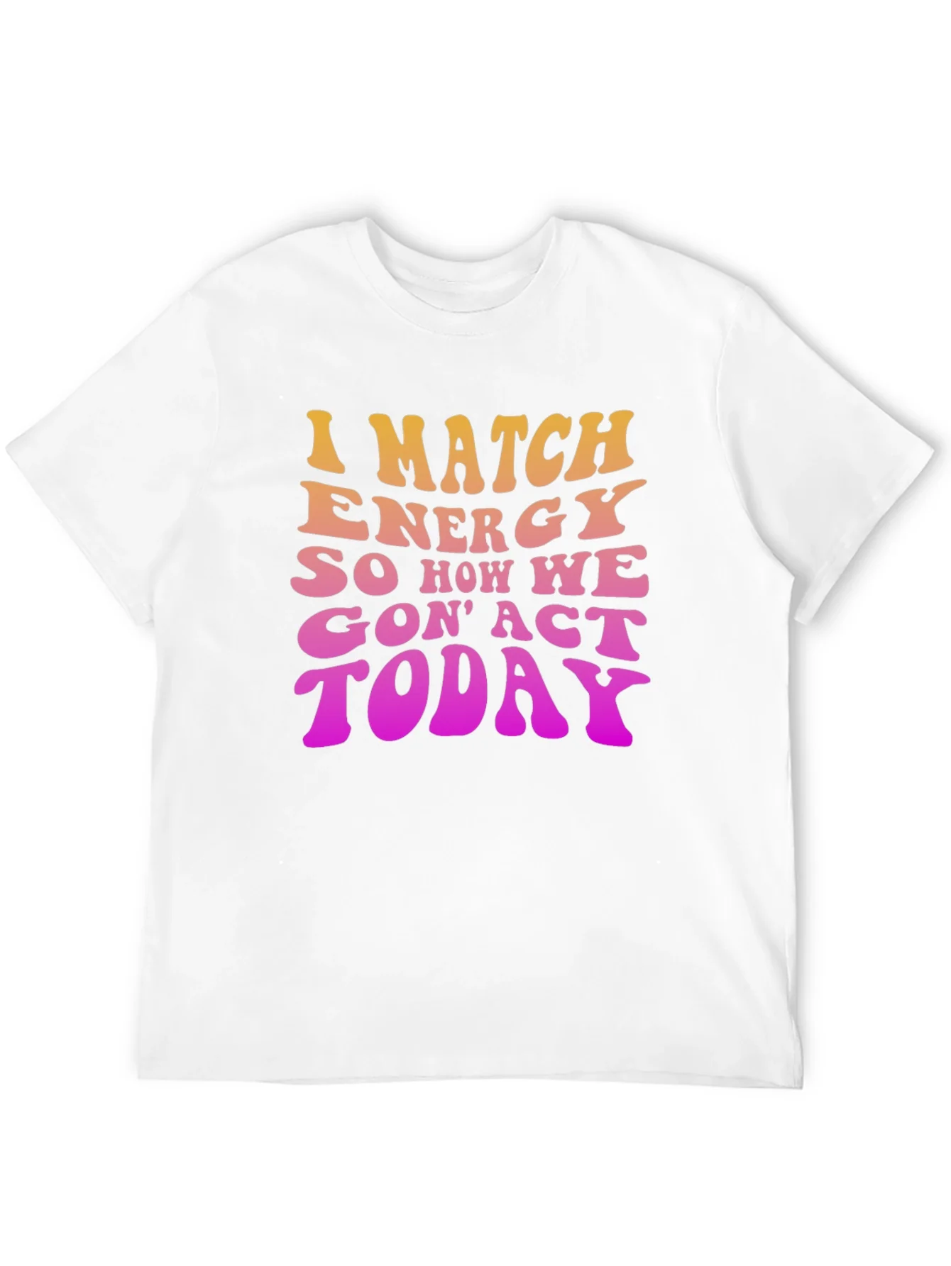 Camiseta Negra con Dise?o I Match Energy