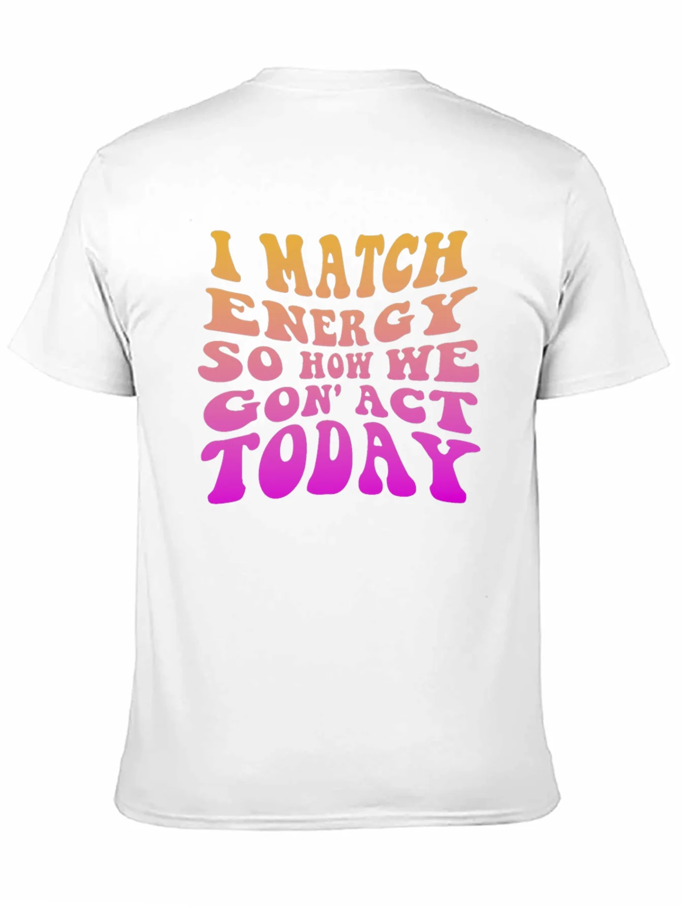 Camiseta Negra con Dise?o I Match Energy