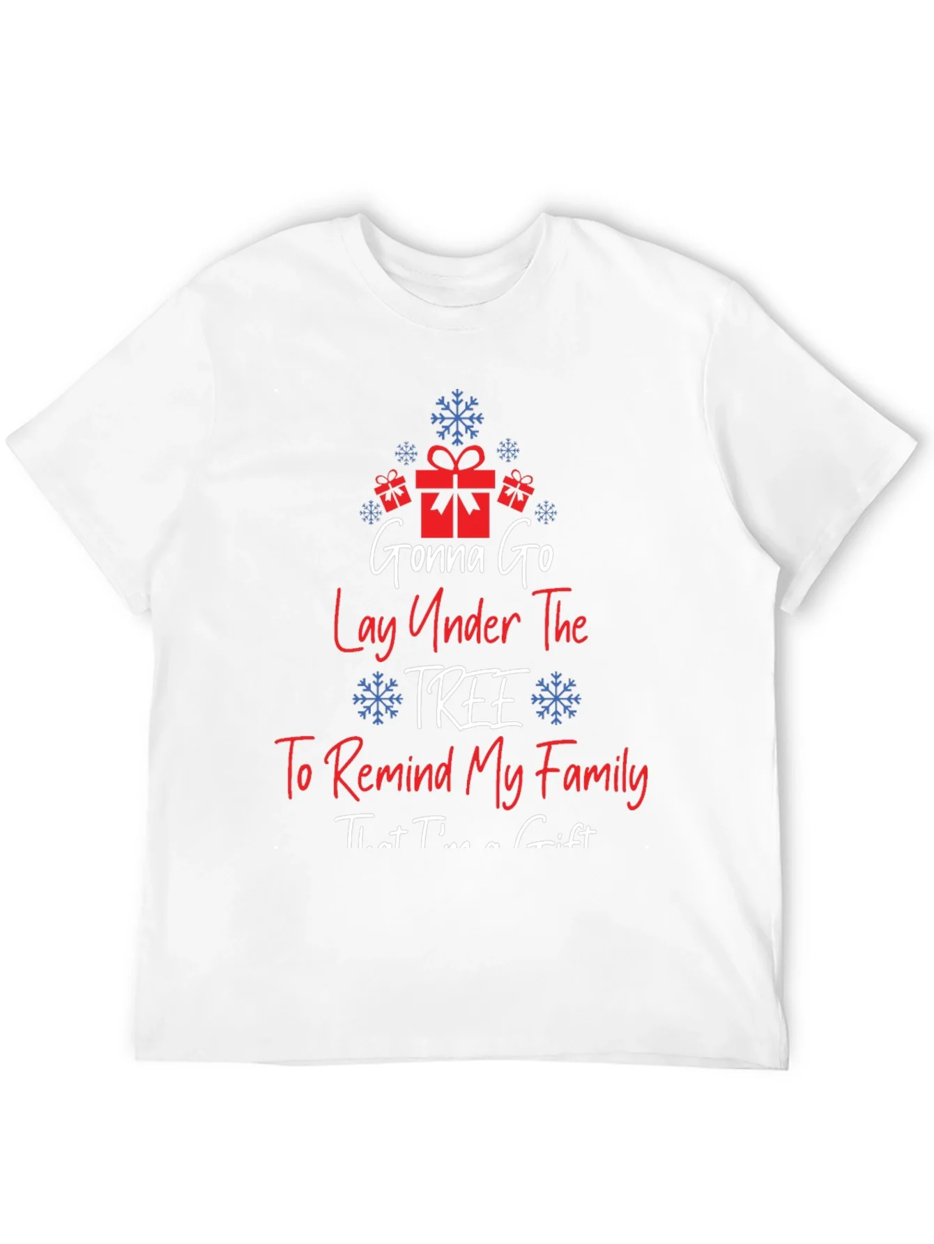 Camiseta Navide?a Gonna Go Lay Under The Tree