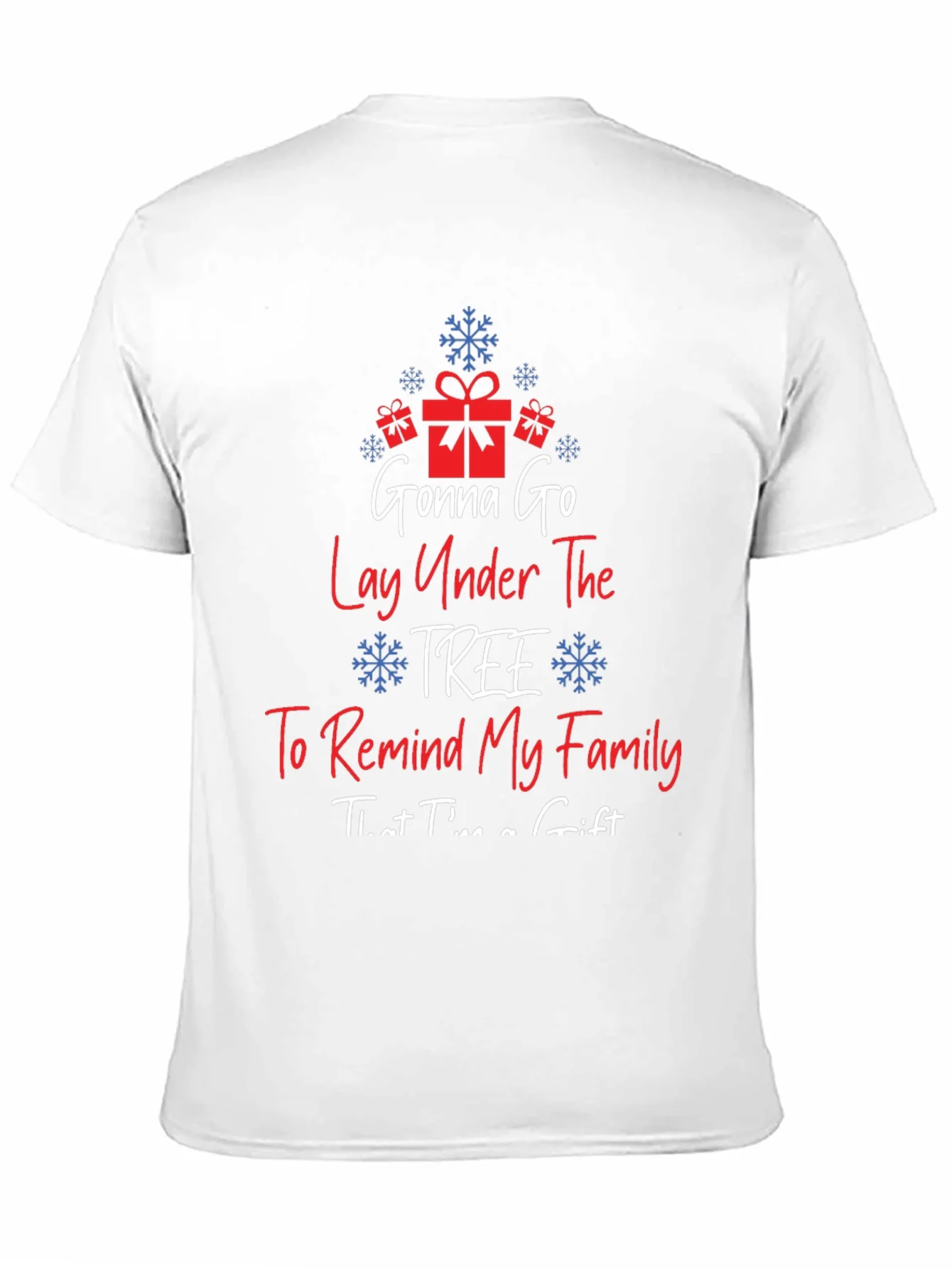 Camiseta Navide?a Gonna Go Lay Under The Tree