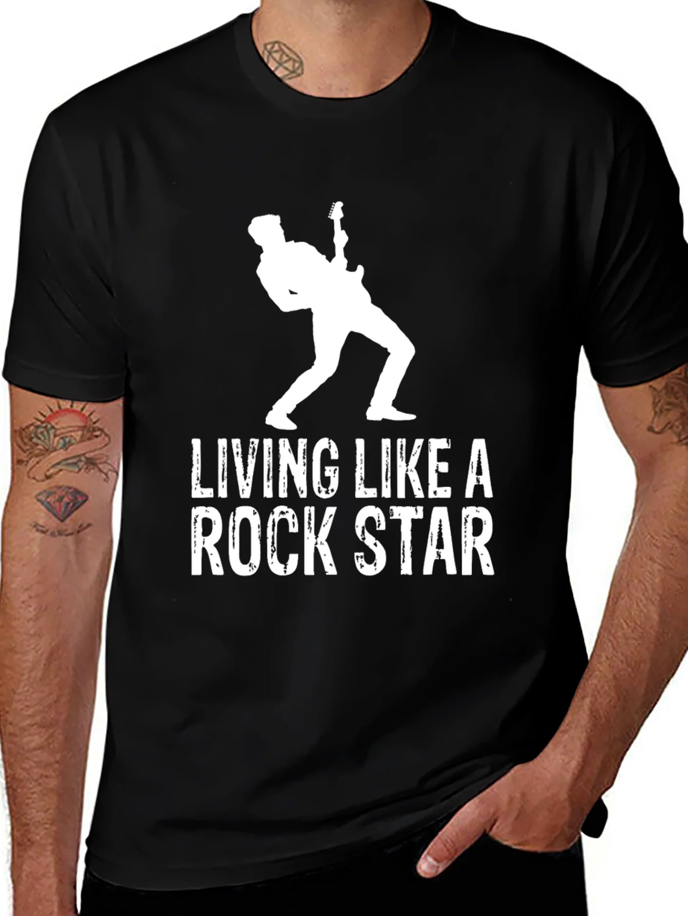 Rebbecca Living Like a Rock Star Graphic Tee