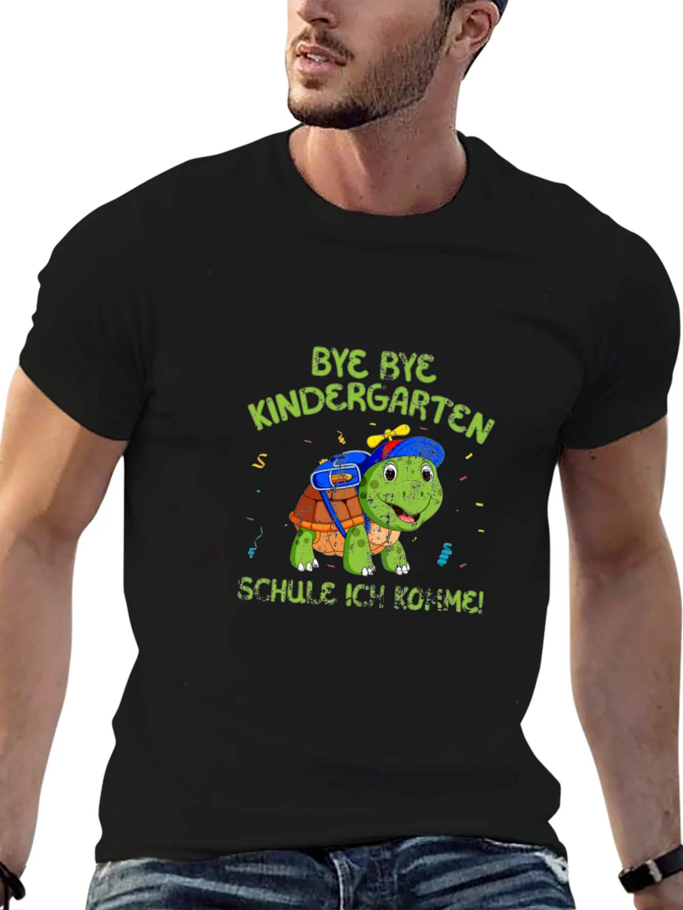 Rebbecca Bye Bye Kindergarten Turtle T-Shirt