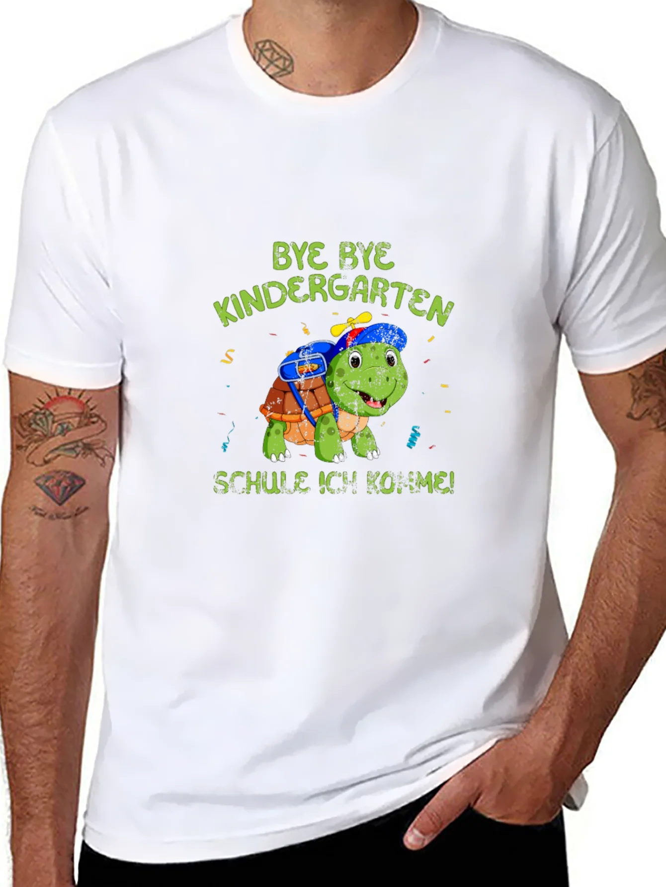 Rebbecca Bye Bye Kindergarten Turtle T-Shirt