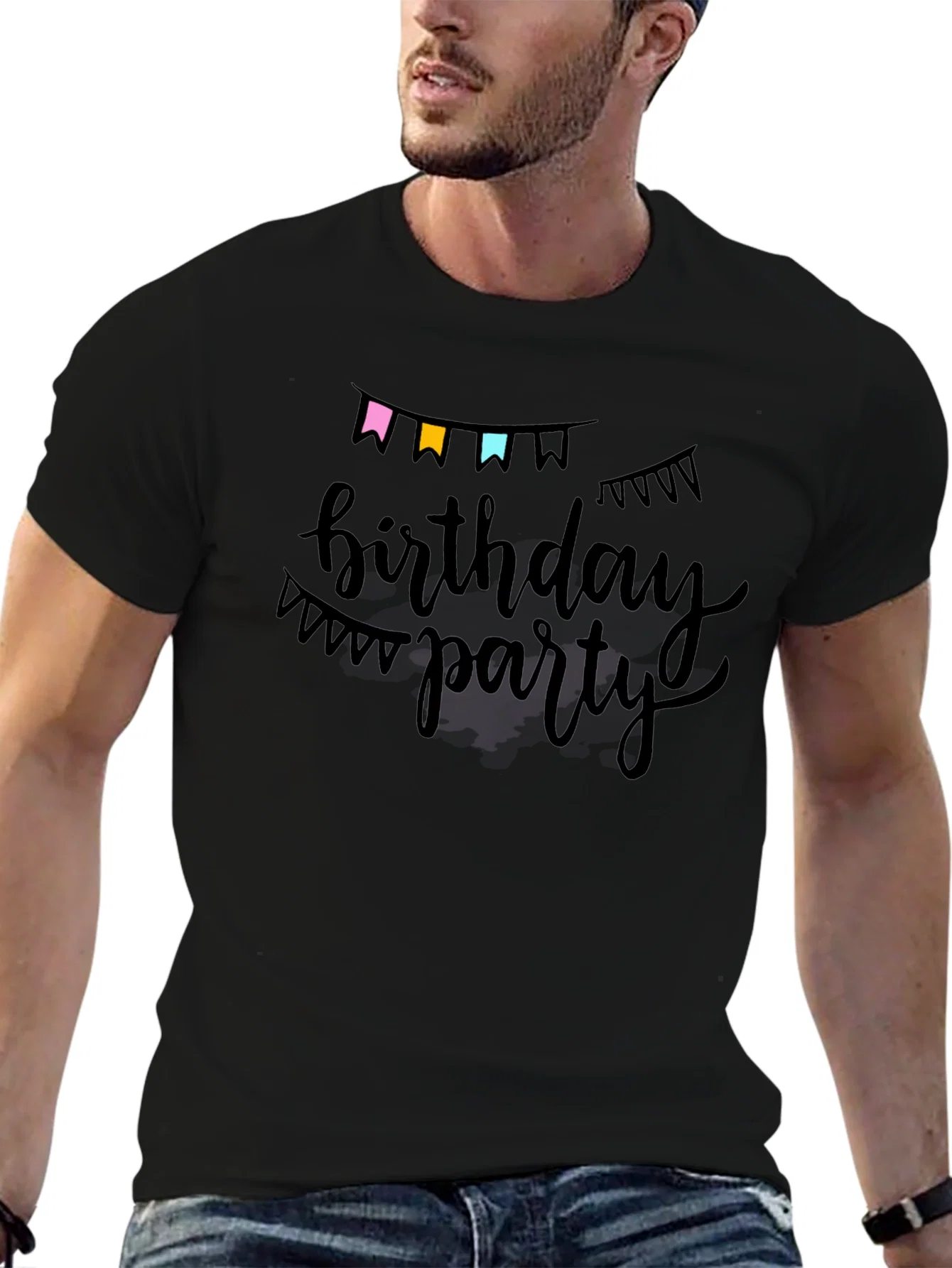 Rebbecca Birthday Party Black T-Shirt