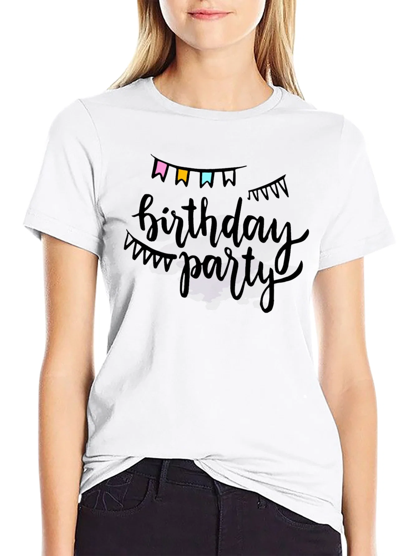 Rebbecca Birthday Party Black T-Shirt