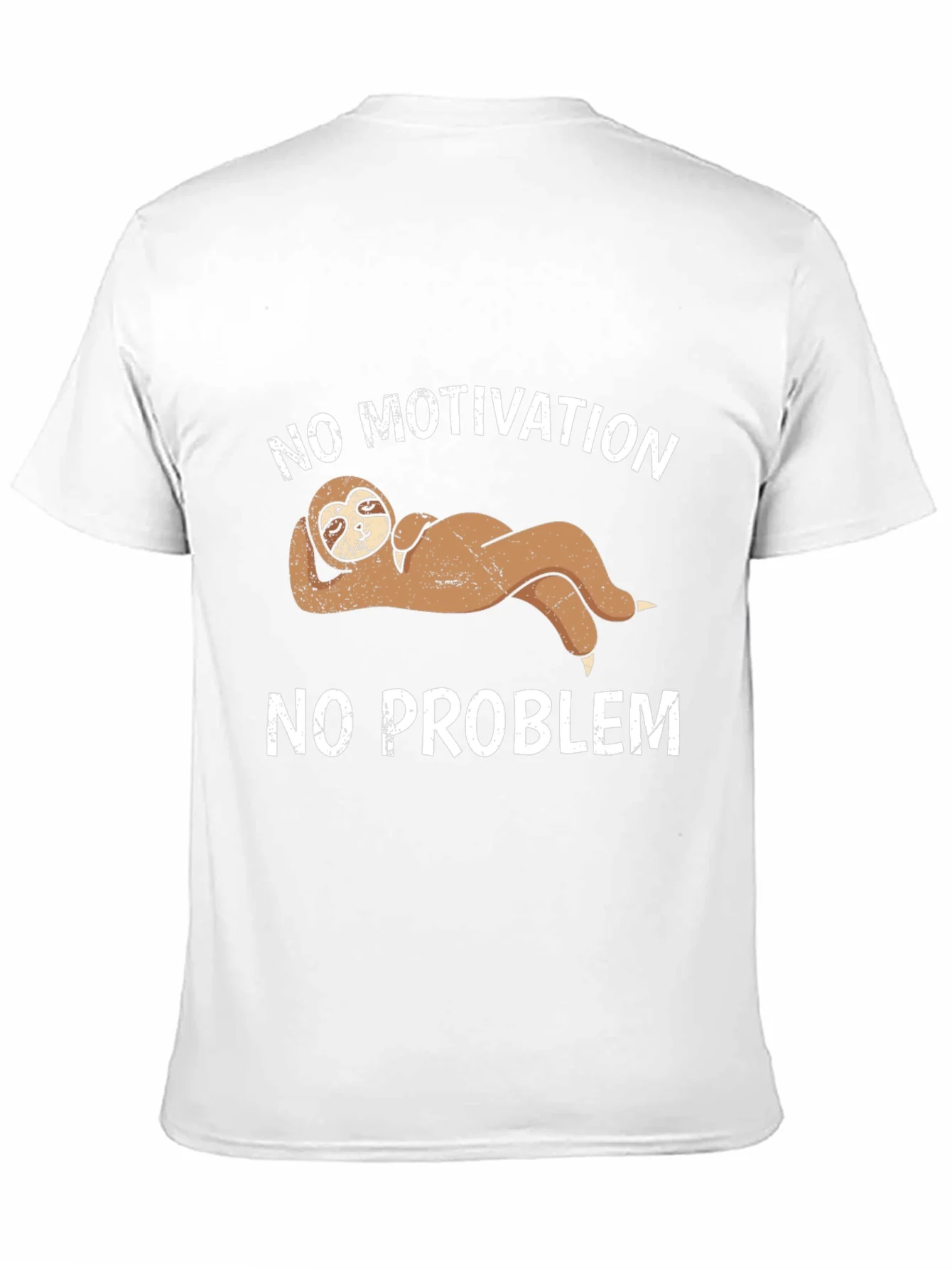 Rebbecca No Motivation No Problem Sloth Graphic Tee