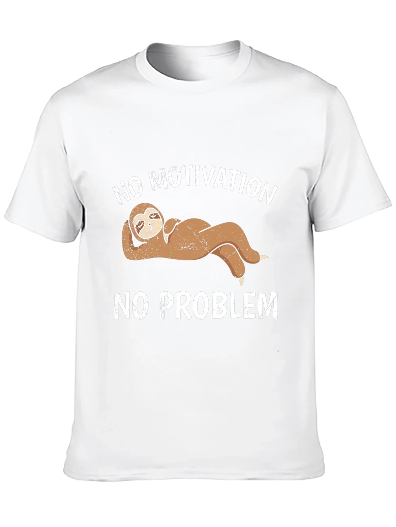 Rebbecca No Motivation No Problem Sloth Graphic Tee