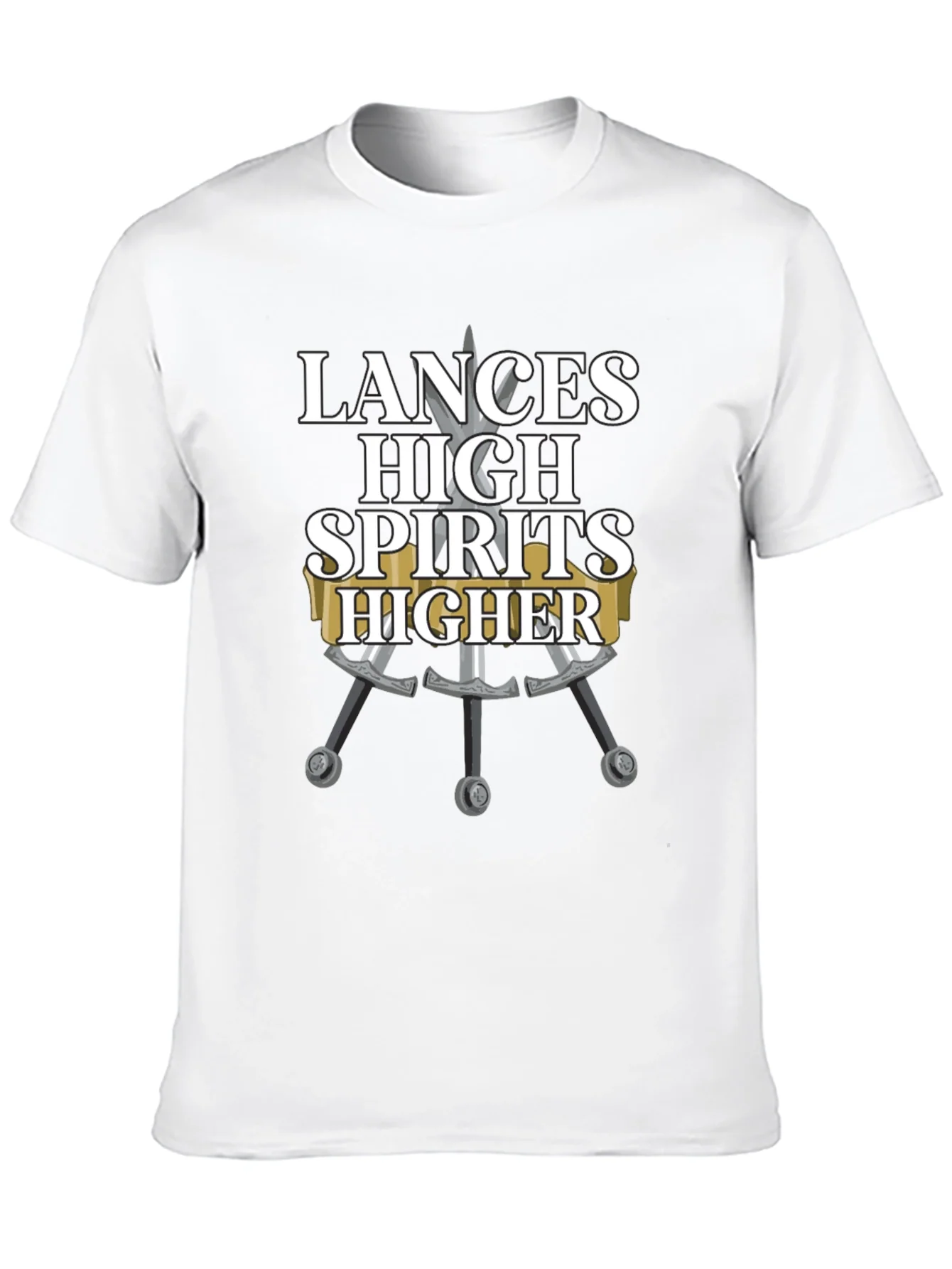 Camiseta Negra Lances High Spirits Higher