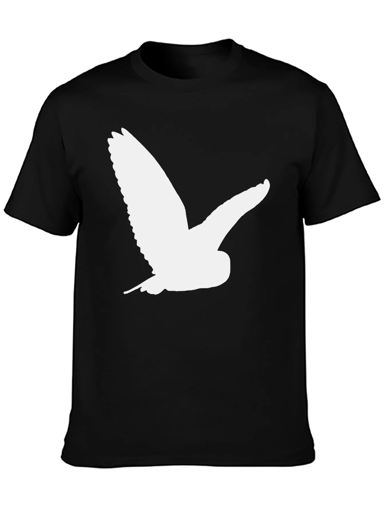 Rebbecca Owl Silhouette T-Shirt - Classic Black Tee