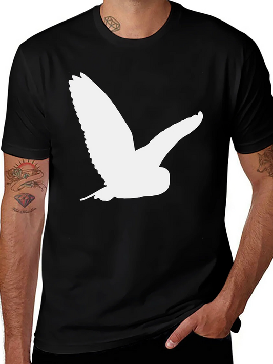 Rebbecca Owl Silhouette T-Shirt - Classic Black Tee