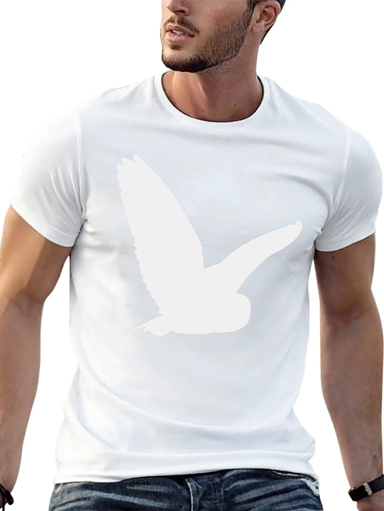 Rebbecca Owl Silhouette T-Shirt - Classic Black Tee