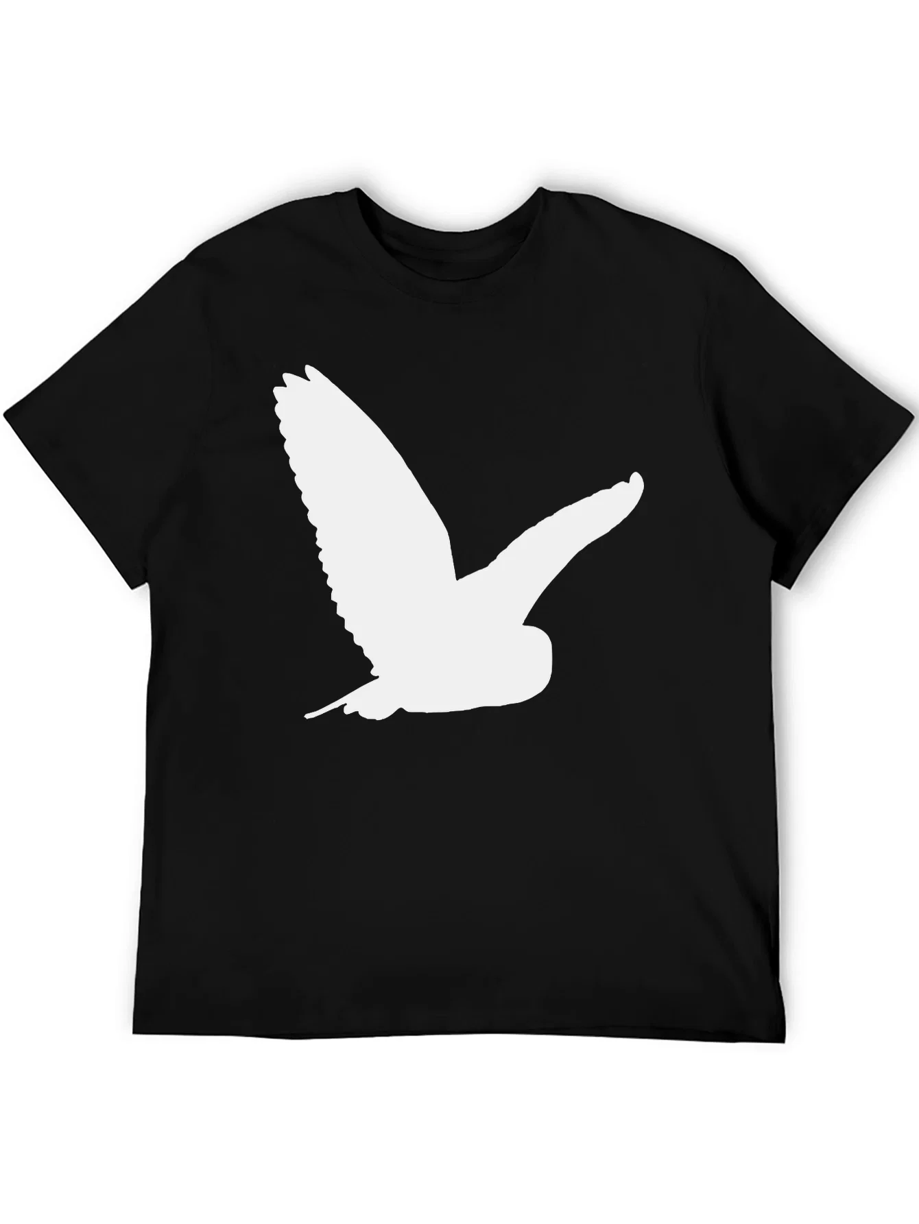 Rebbecca Owl Silhouette T-Shirt - Classic Black Tee