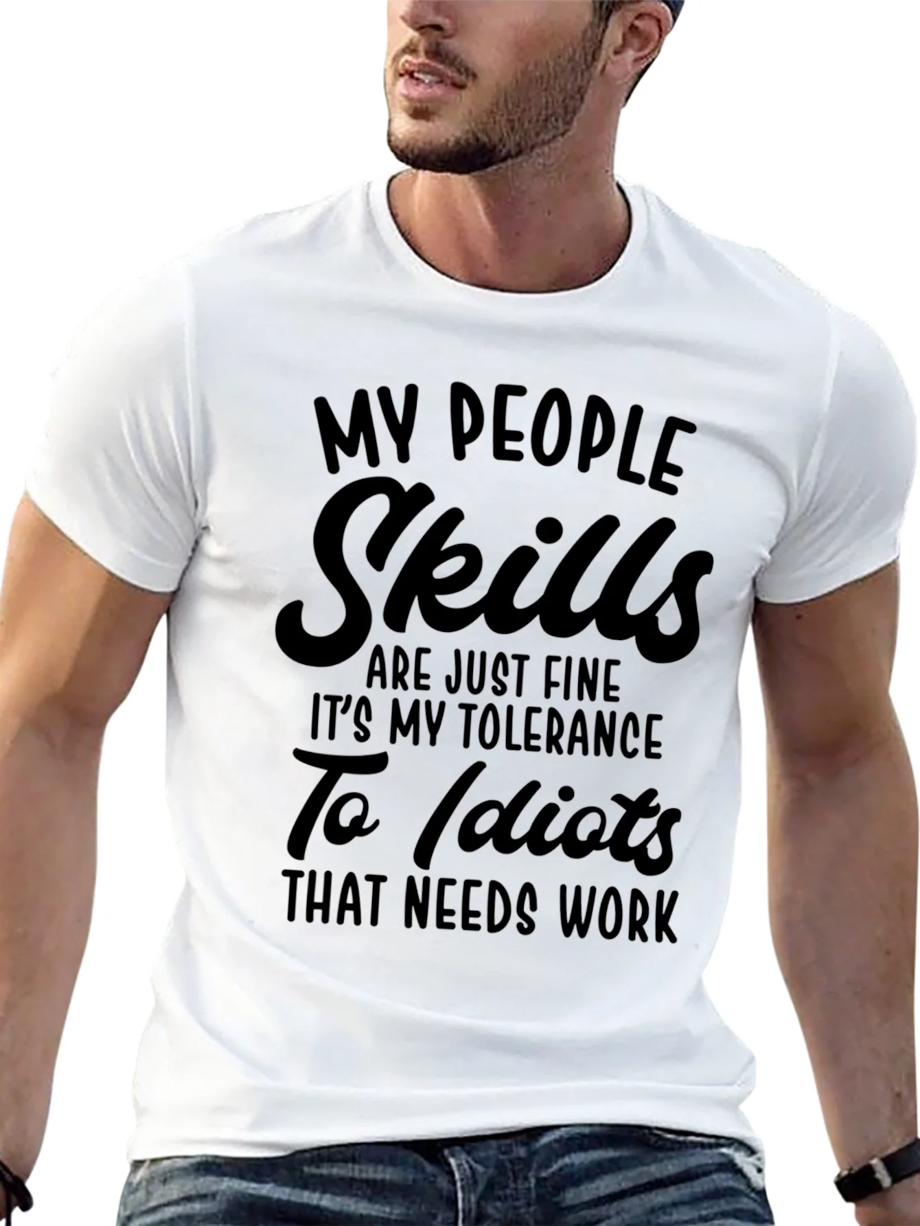 Rebbecca My People Skills Funny Graphic Tee