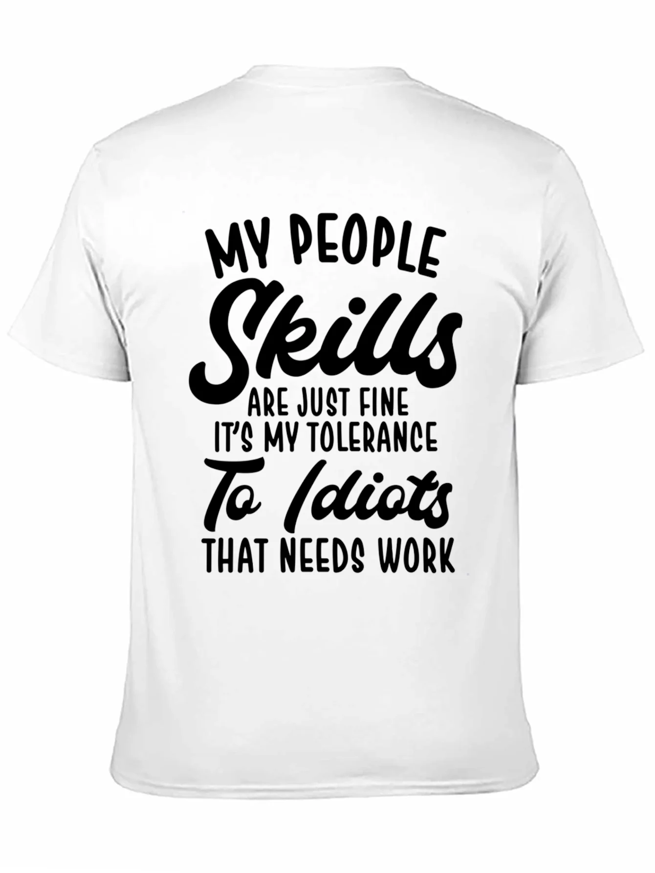 Rebbecca My People Skills Funny Graphic Tee