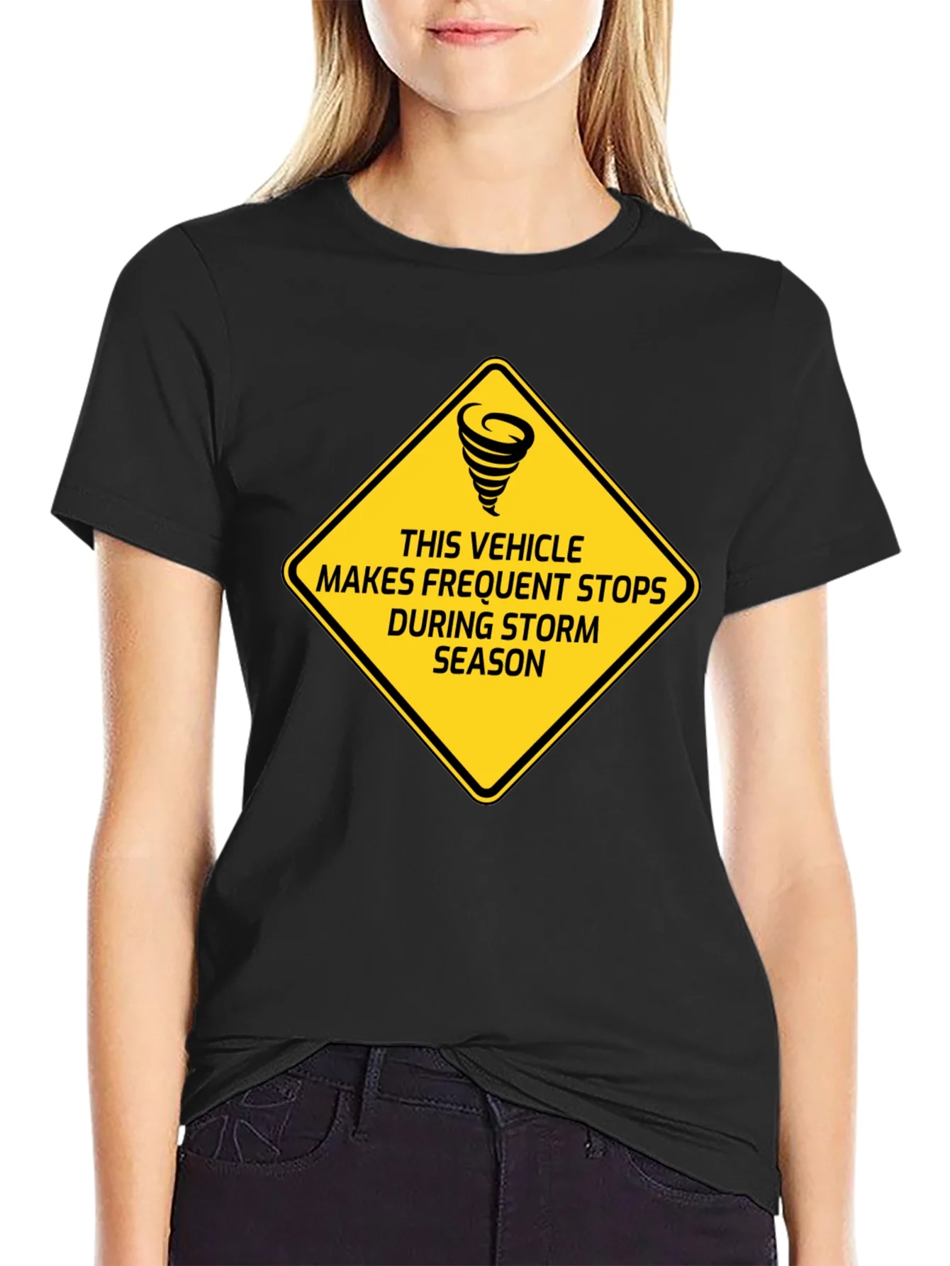 Camiseta Negra Humor¨ªstica - Parada Tormenta