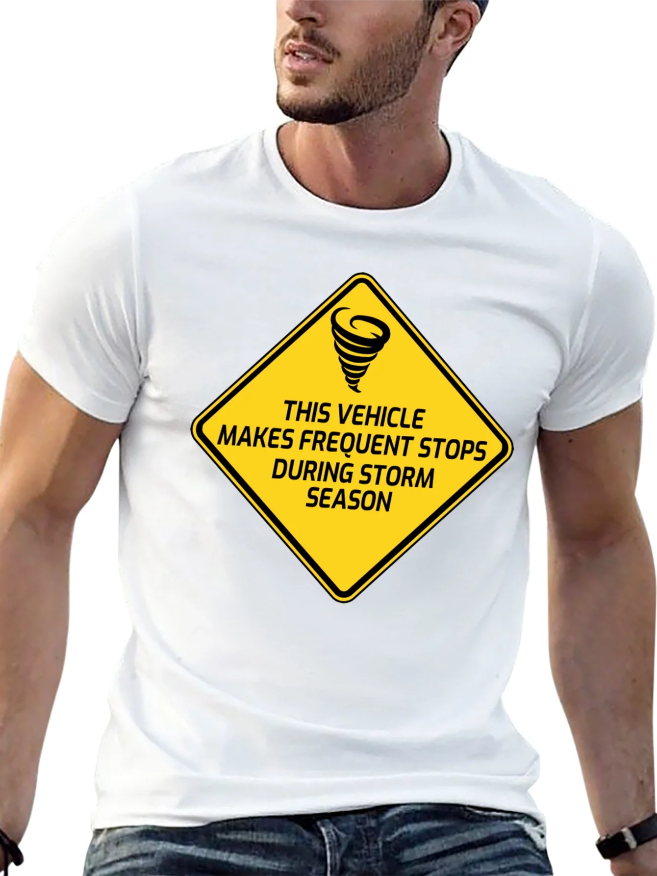 Camiseta Negra Humor¨ªstica - Parada Tormenta