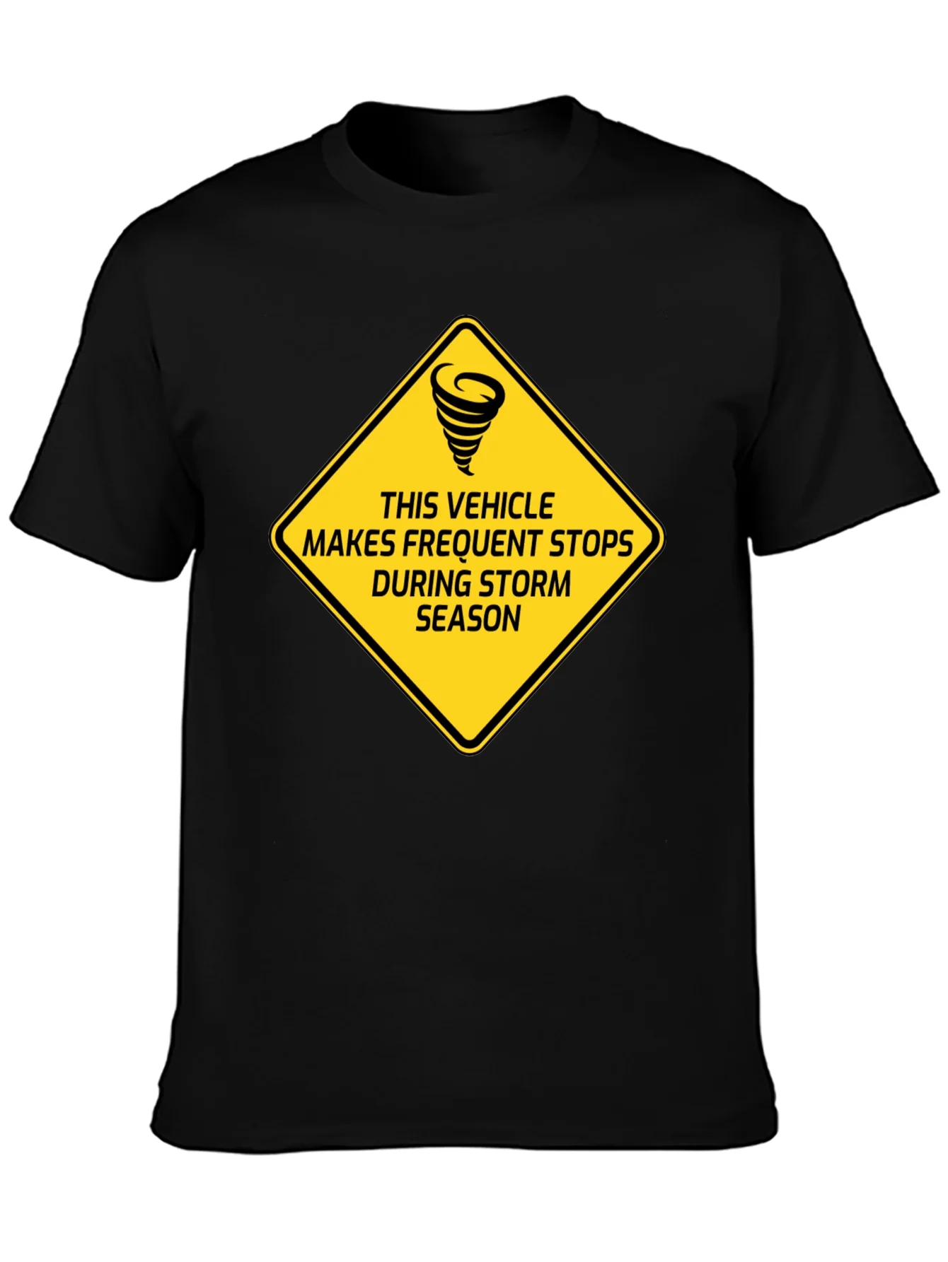 Camiseta Negra Humor¨ªstica - Parada Tormenta