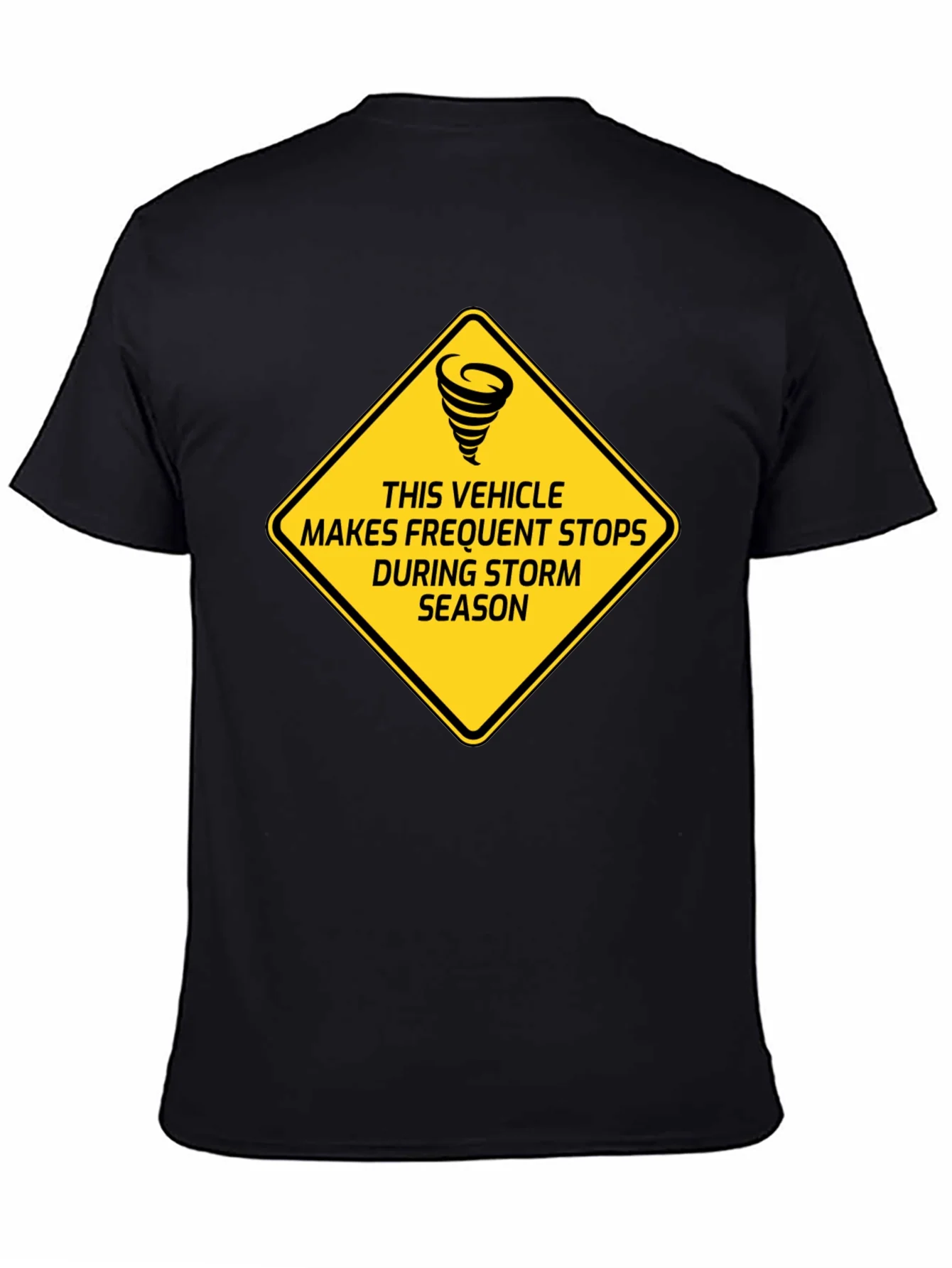Camiseta Negra Humor¨ªstica - Parada Tormenta