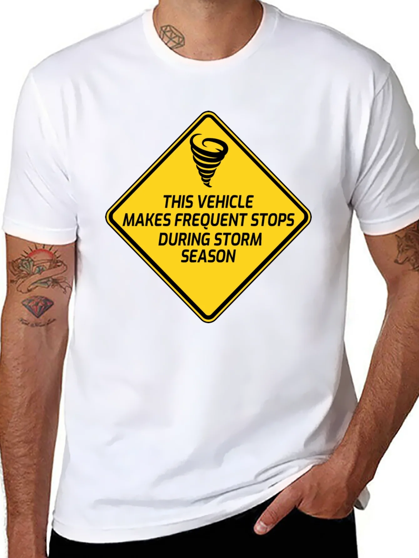 Camiseta Negra Humor¨ªstica - Parada Tormenta