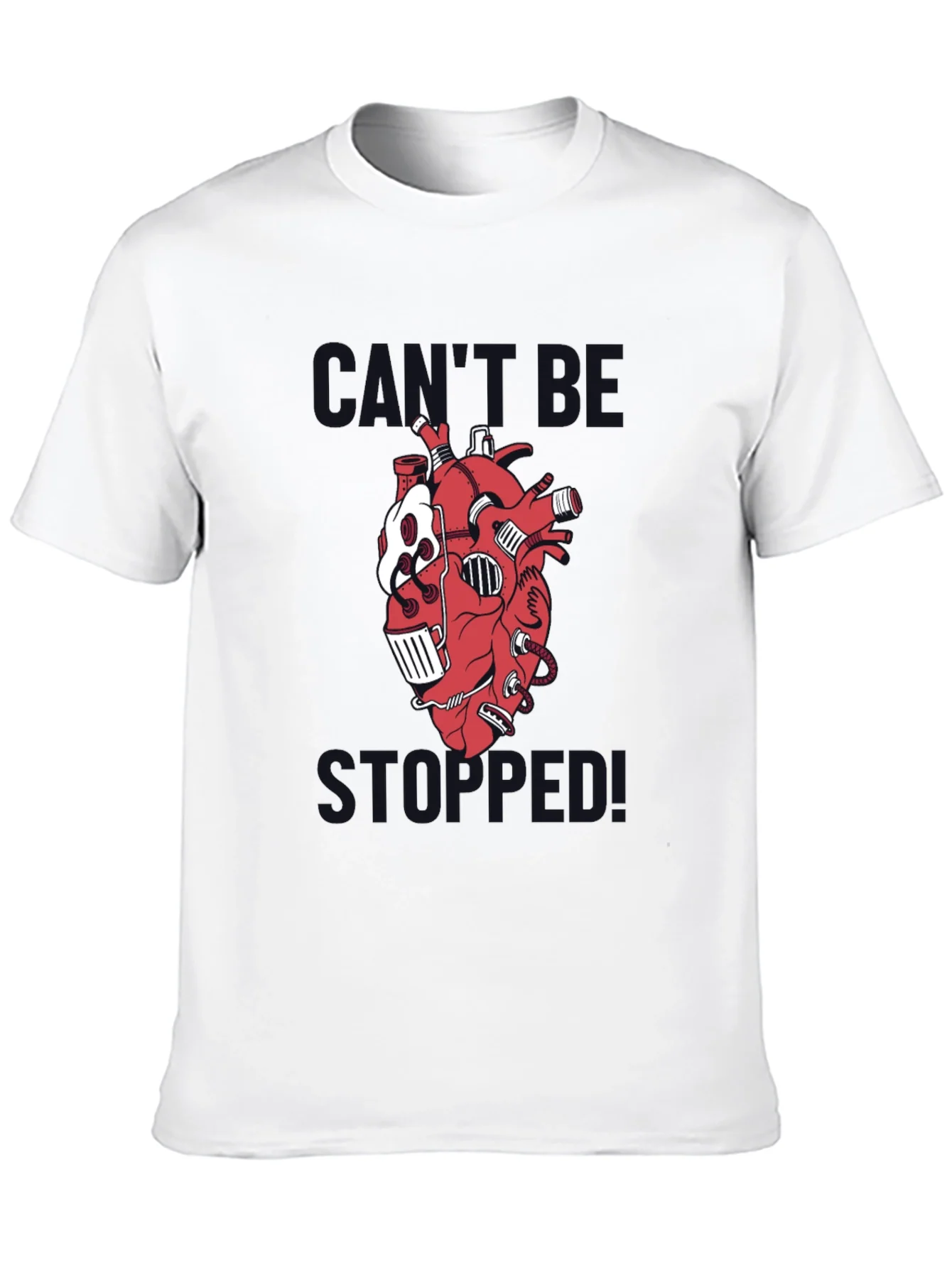 Camiseta Negra Coraz¨®n Mec¨¢nico ?Imparable!