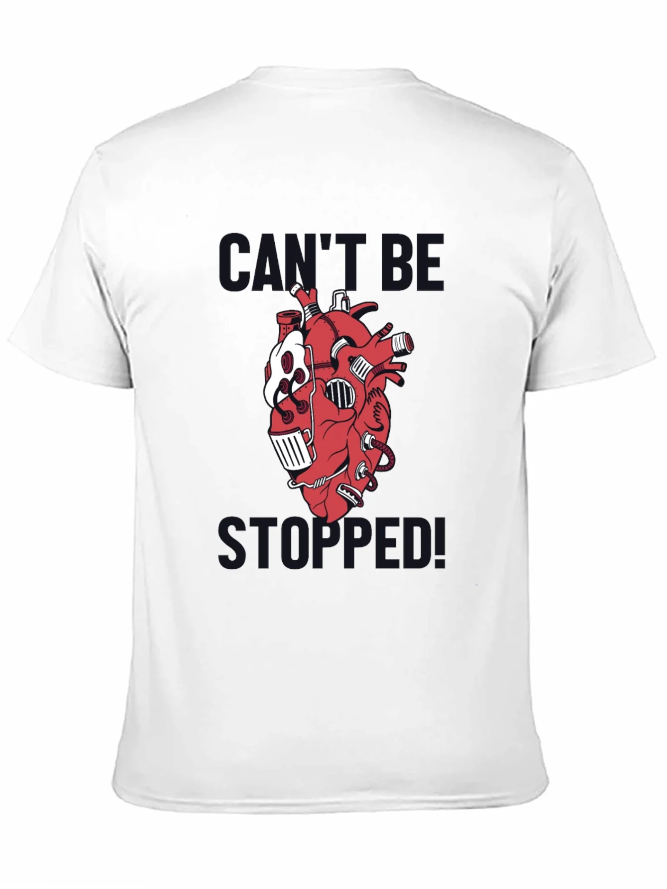 Camiseta Negra Coraz¨®n Mec¨¢nico ?Imparable!