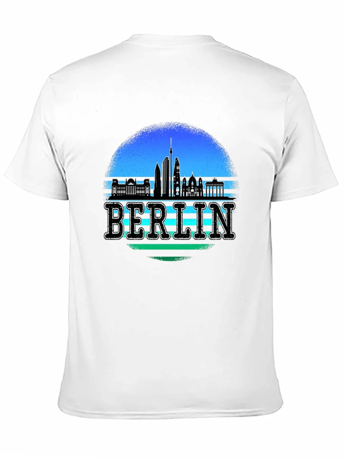Camiseta Negra Berlin Skyline