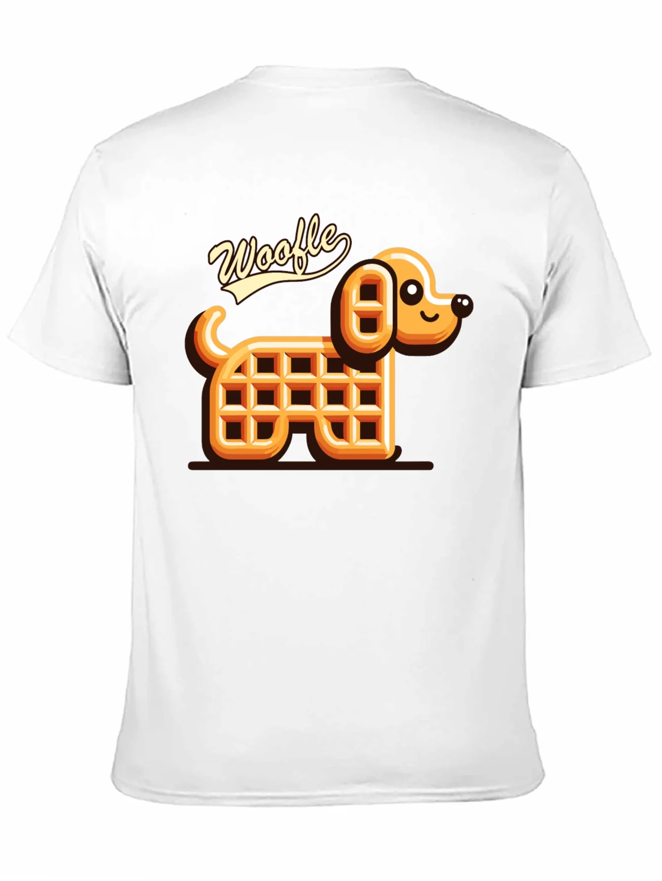 Rebbecca Woofle Waffle Dog Black T-Shirt