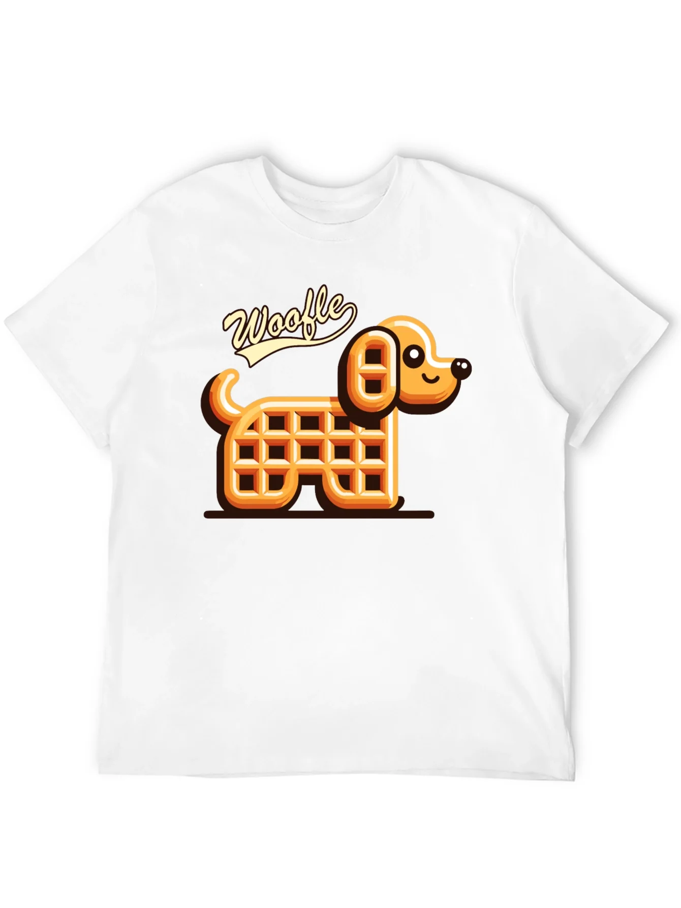 Rebbecca Woofle Waffle Dog Black T-Shirt