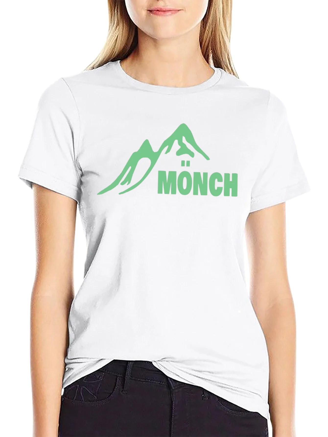 Rebbecca Mönch Mountain T-Shirt - Black Graphic Tee