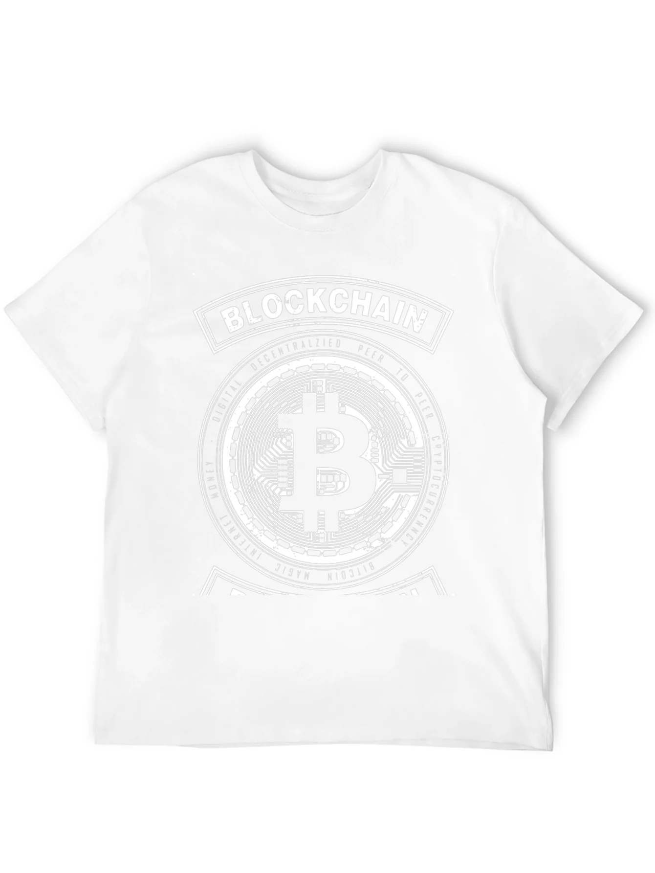Camiseta Negra Bitcoin Blockchain Crypto