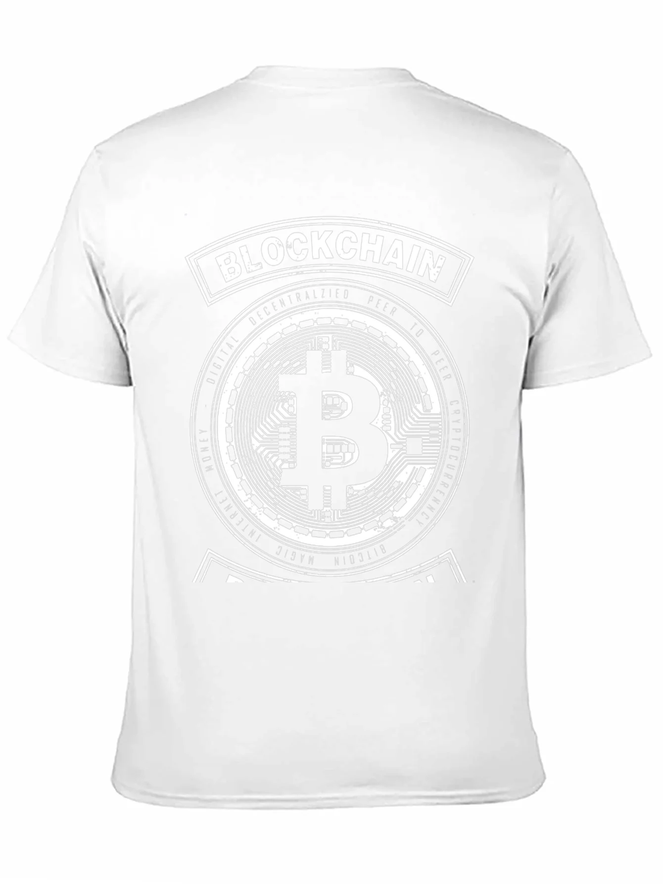 Camiseta Negra Bitcoin Blockchain Crypto