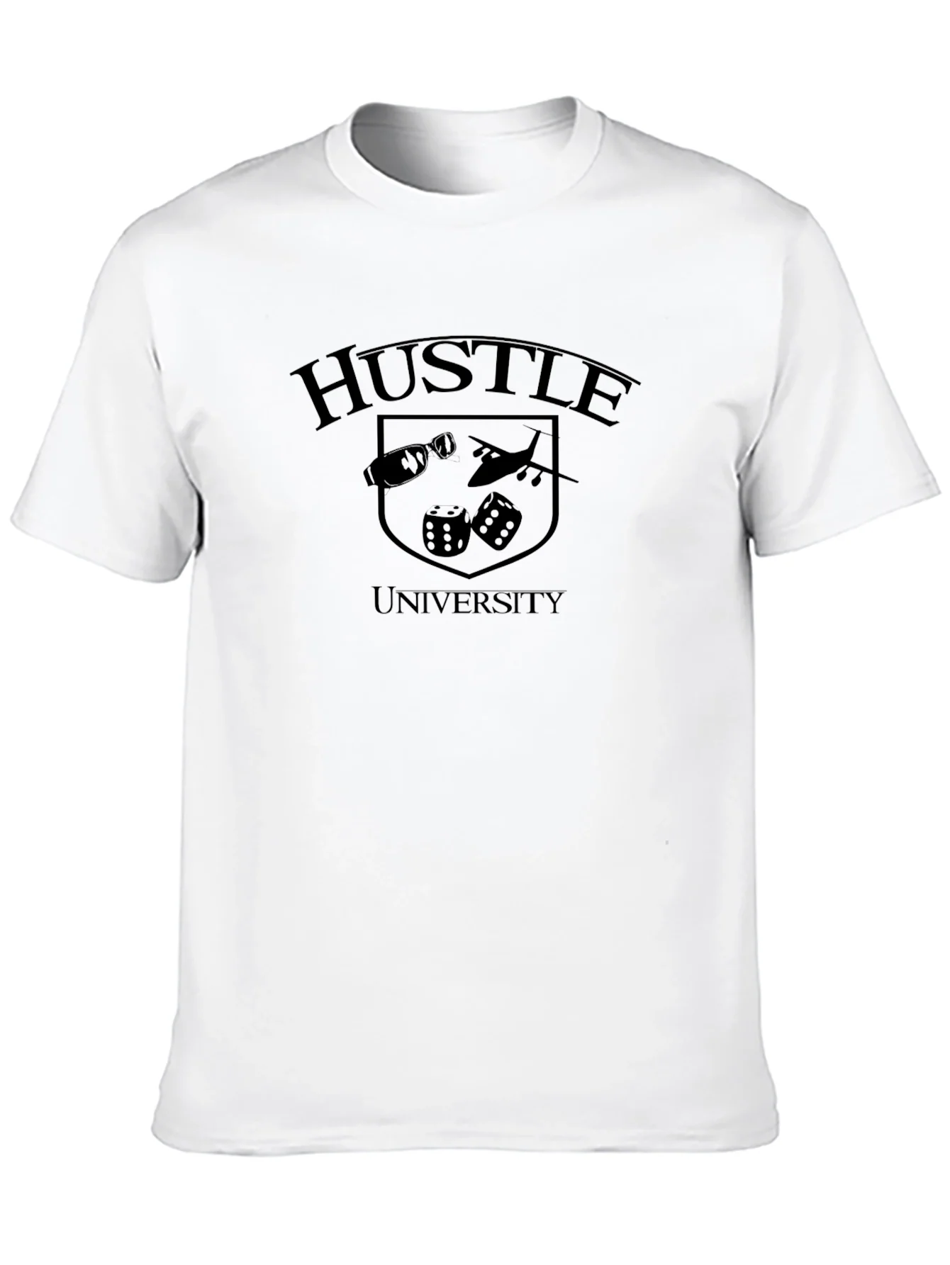 Camiseta Negra Hustle University
