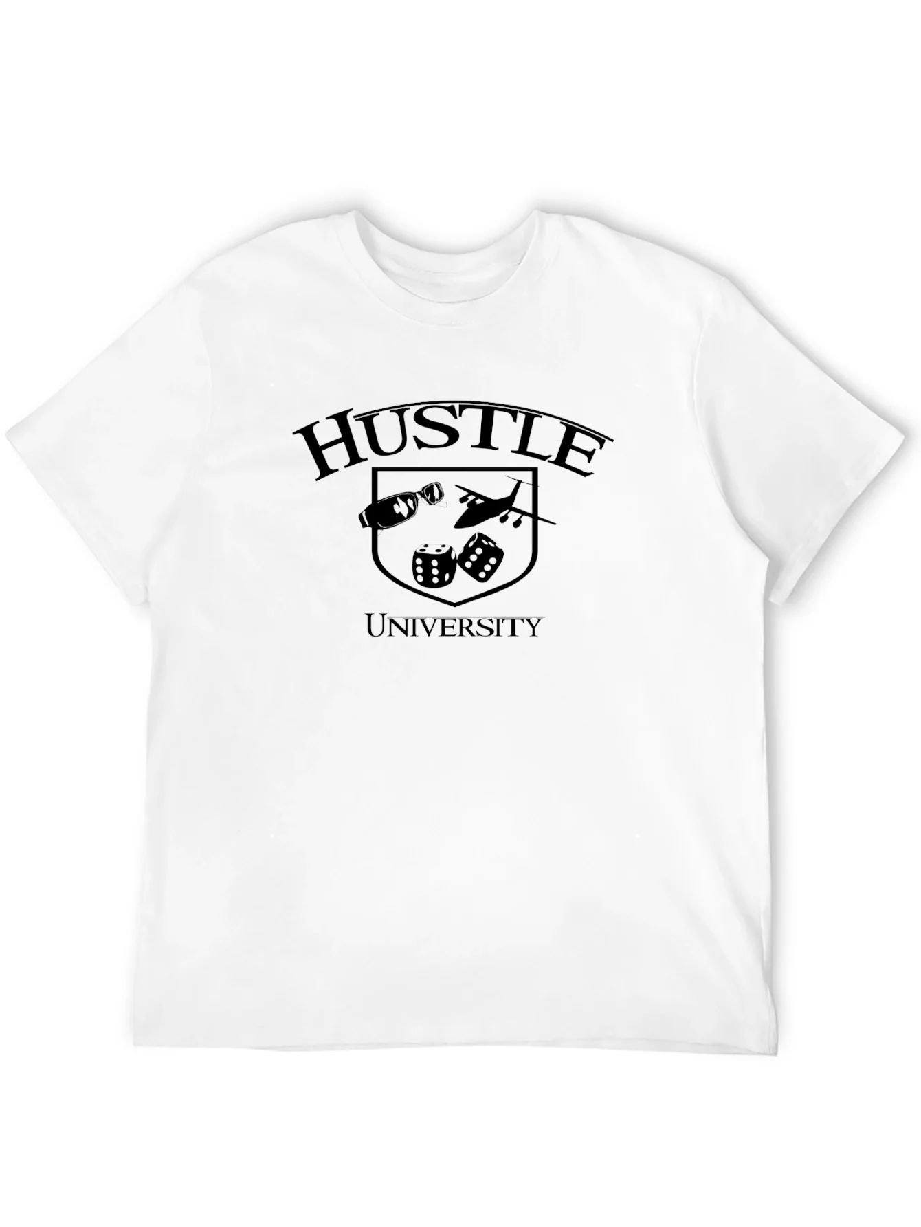 Camiseta Negra Hustle University