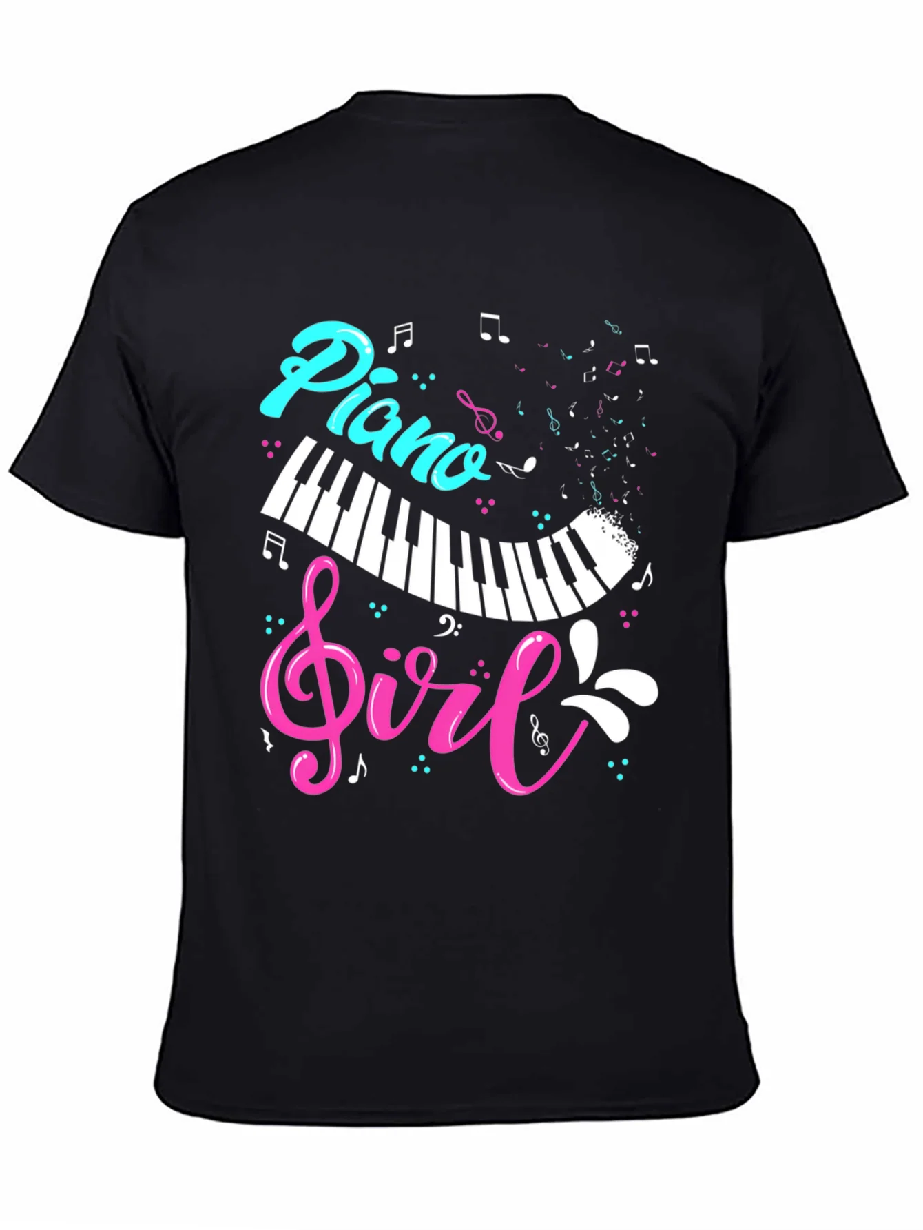 Rebbecca Piano Girl Graphic T-Shirt