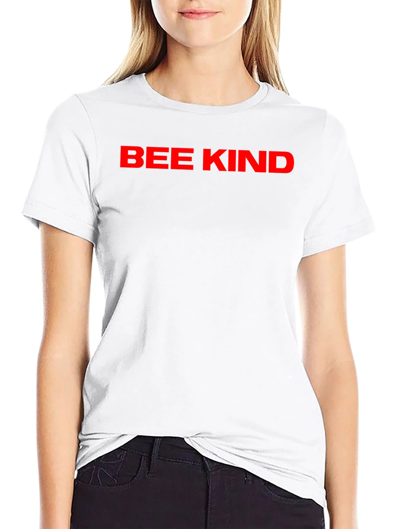 Rebbecca Bee Kind Black T-Shirt - Positive Message