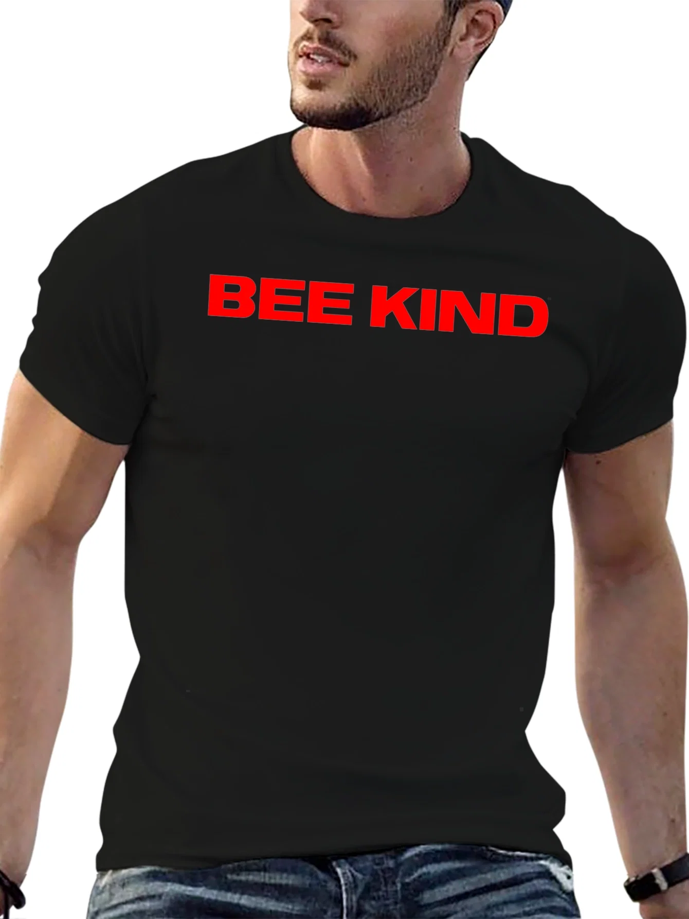 Rebbecca Bee Kind Black T-Shirt - Positive Message