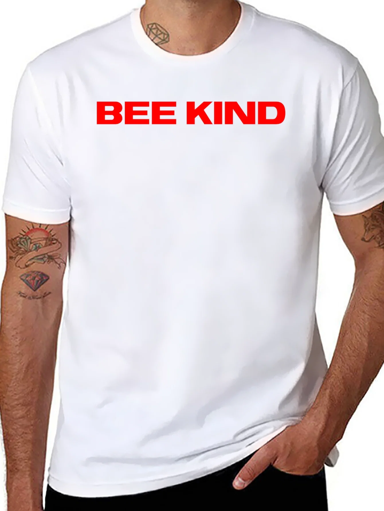 Rebbecca Bee Kind Black T-Shirt - Positive Message