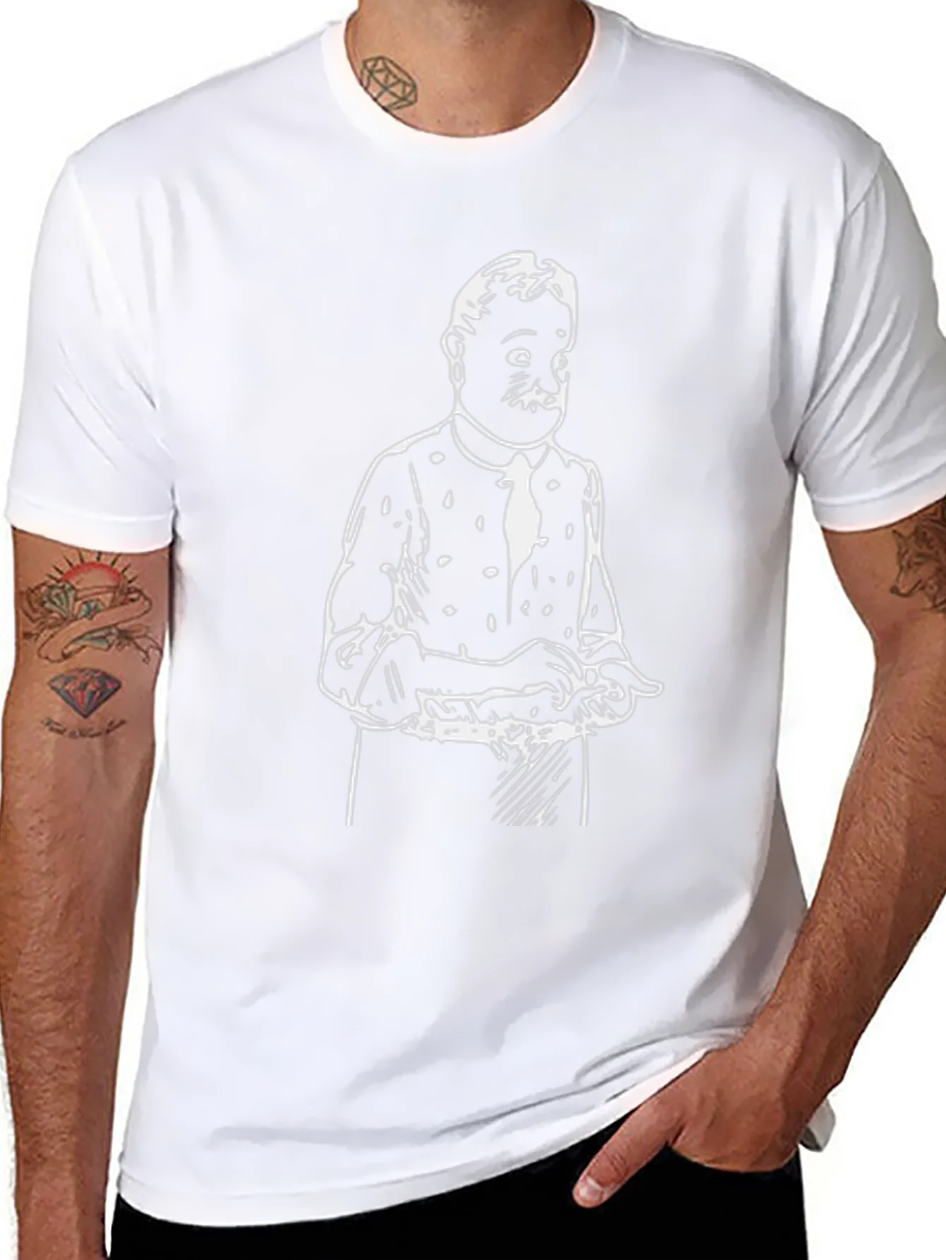 Rebbecca Retro Cartoon Black Graphic Tee