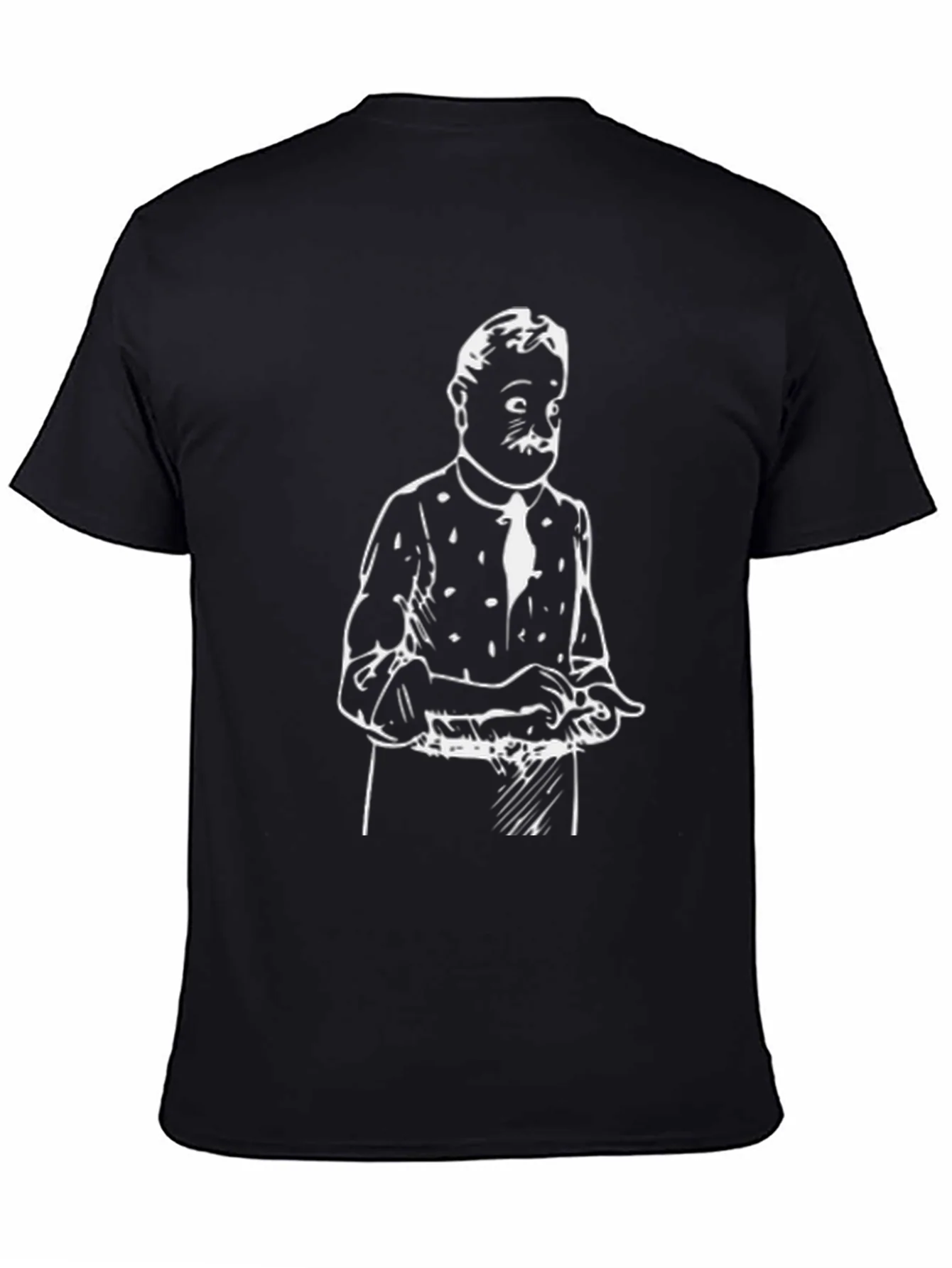 Rebbecca Retro Cartoon Black Graphic Tee