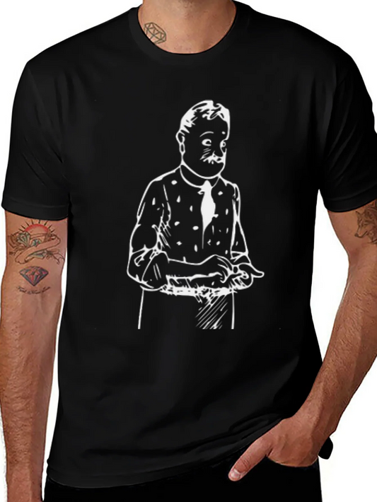 Rebbecca Retro Cartoon Black Graphic Tee
