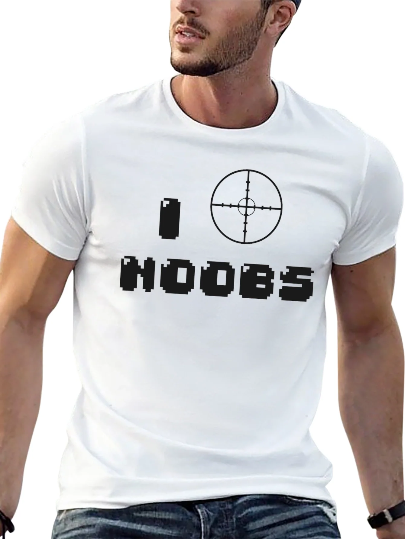 Rebbecca I Aim Noobs Black T-Shirt
