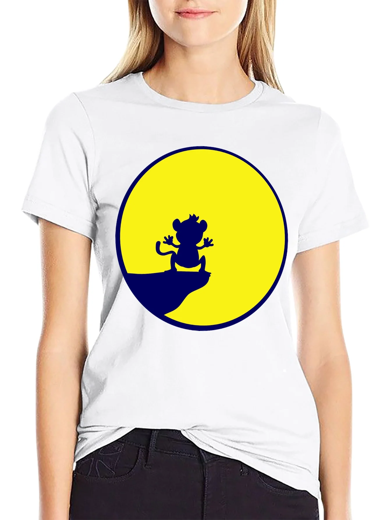 Camiseta Negra Rey Le¨®n Escena Simba