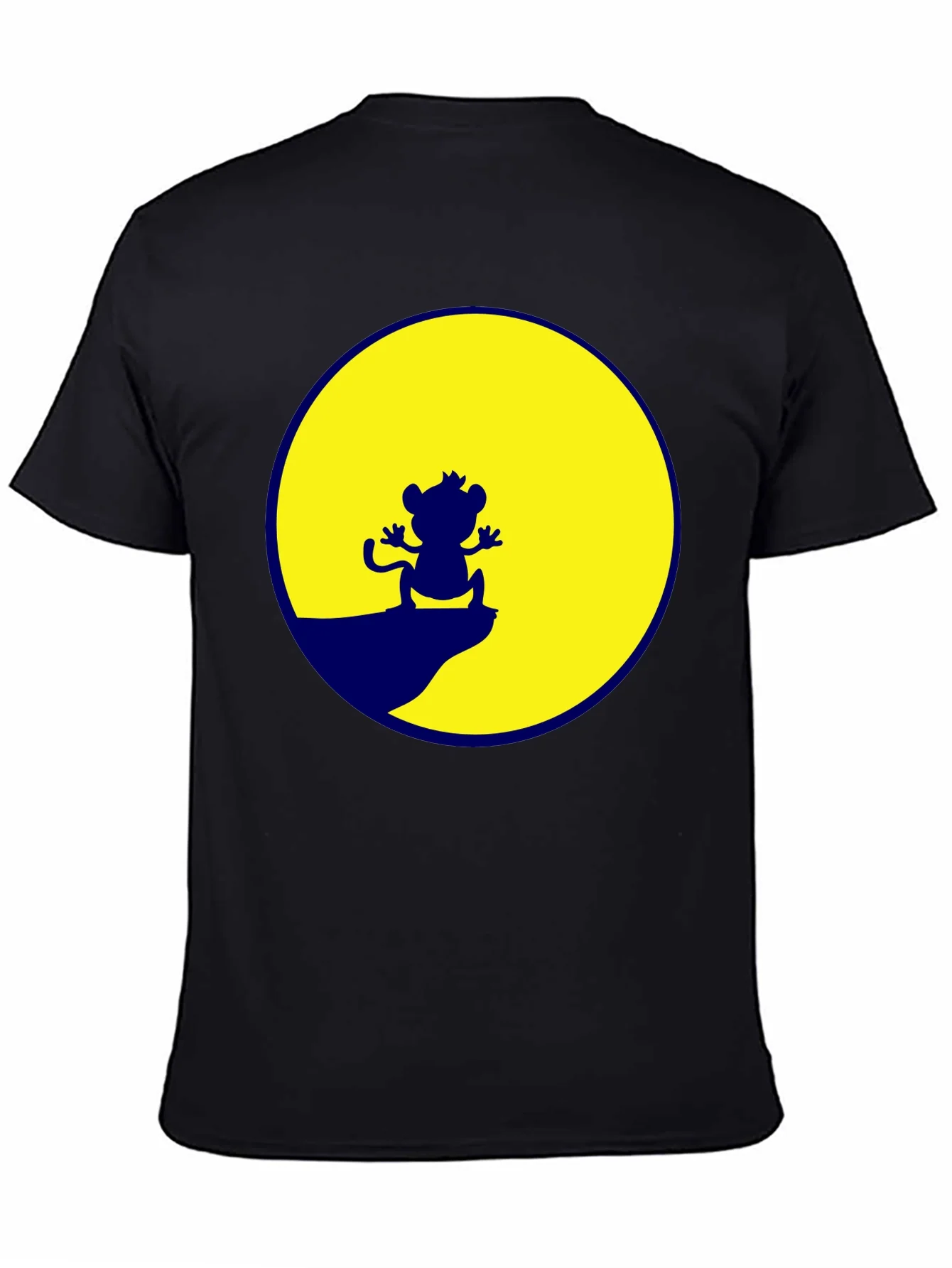 Camiseta Negra Rey Le¨®n Escena Simba