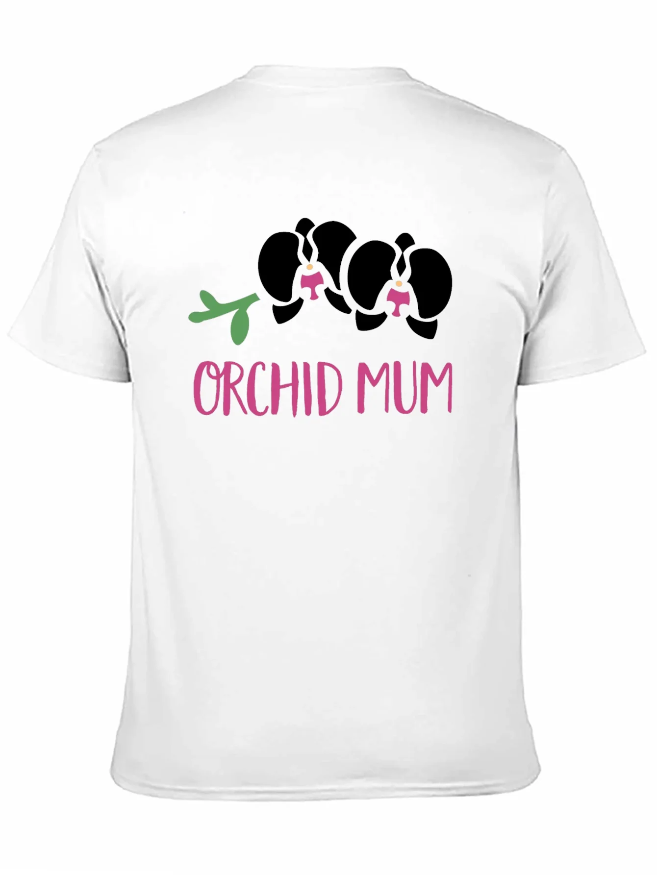 Camiseta Negra Orqu¨ªdea Mam¨¢ Dise?o Floral