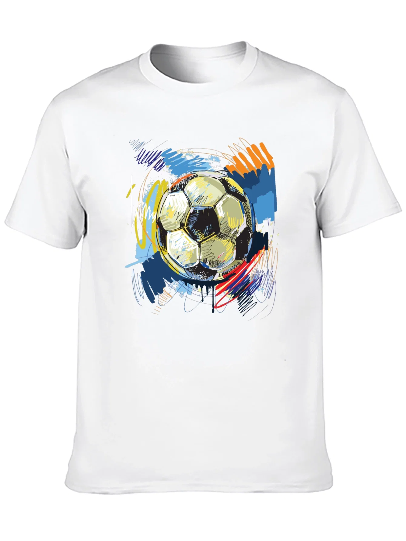 Rebbecca Soccer Ball Art T-Shirt - Unique Graphic Tee