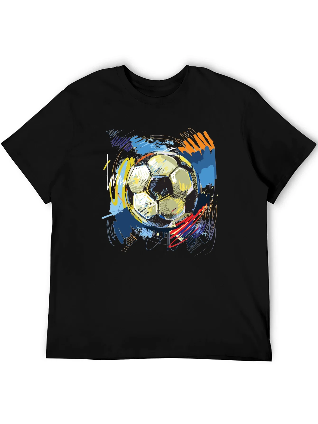 Rebbecca Soccer Ball Art T-Shirt - Unique Graphic Tee