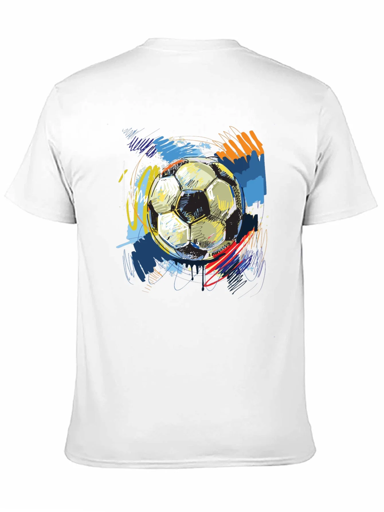 Rebbecca Soccer Ball Art T-Shirt - Unique Graphic Tee