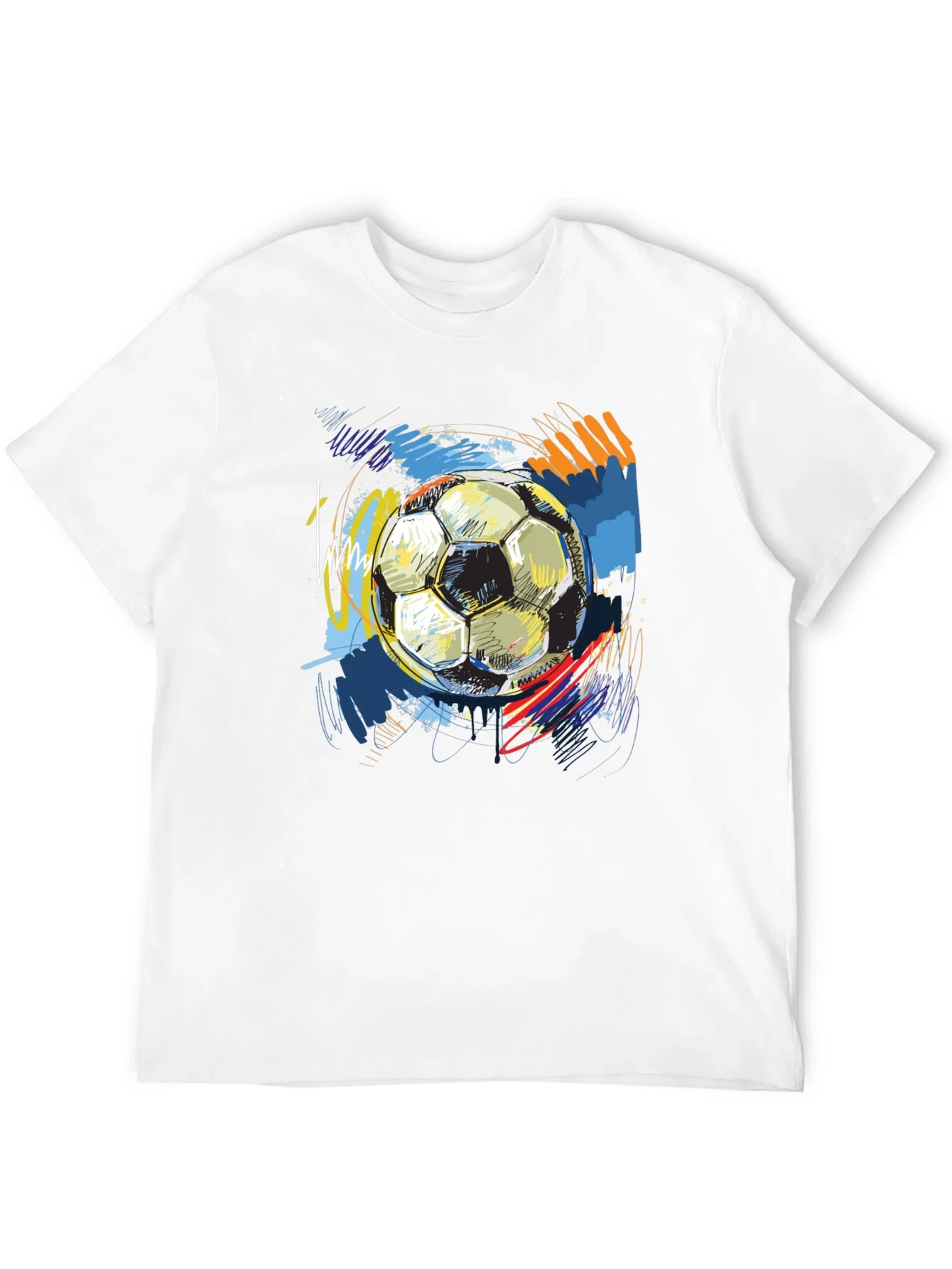 Rebbecca Soccer Ball Art T-Shirt - Unique Graphic Tee