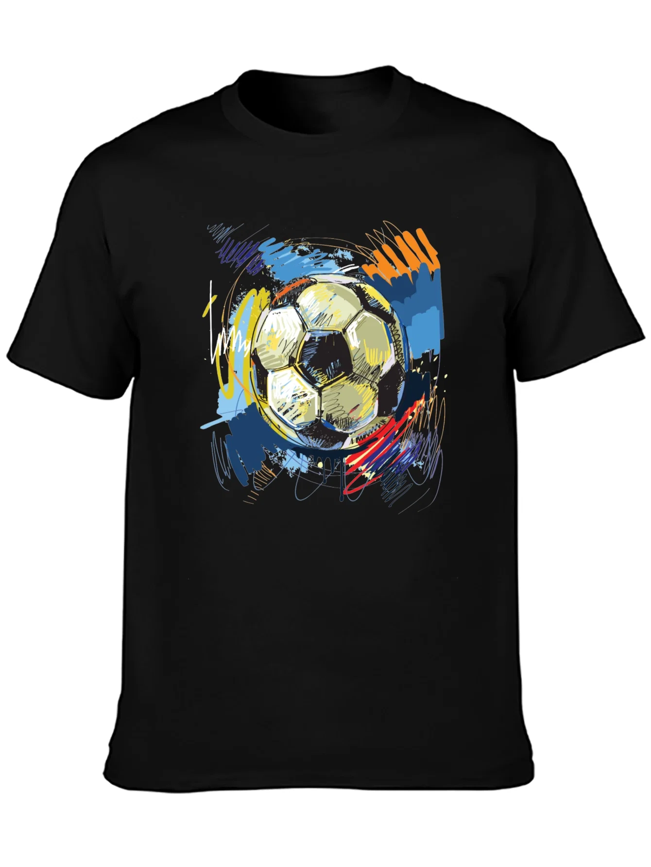 Rebbecca Soccer Ball Art T-Shirt - Unique Graphic Tee