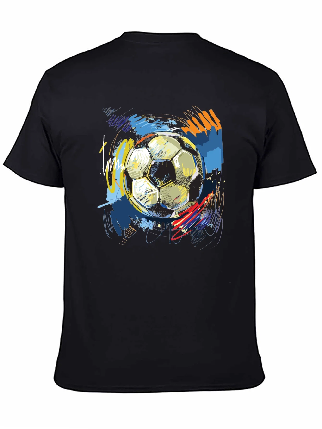 Rebbecca Soccer Ball Art T-Shirt - Unique Graphic Tee